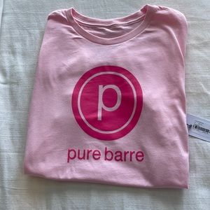 Pink Pure Barre Brand Tee Medium
